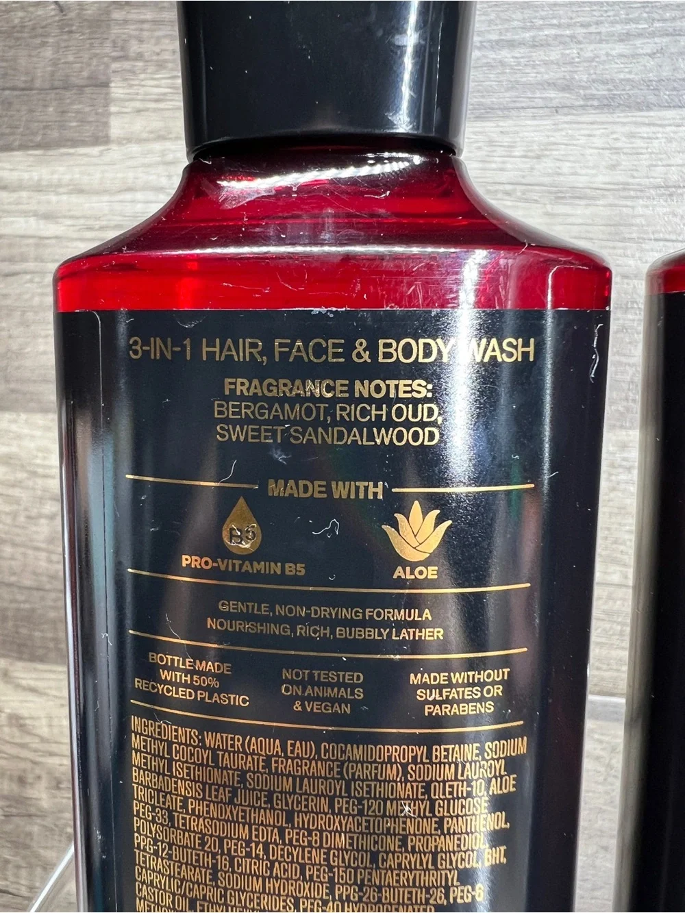 Bath & Body Works Adrenaline 3 in 1 Hair, Face & Body Wash bundle lot of 4